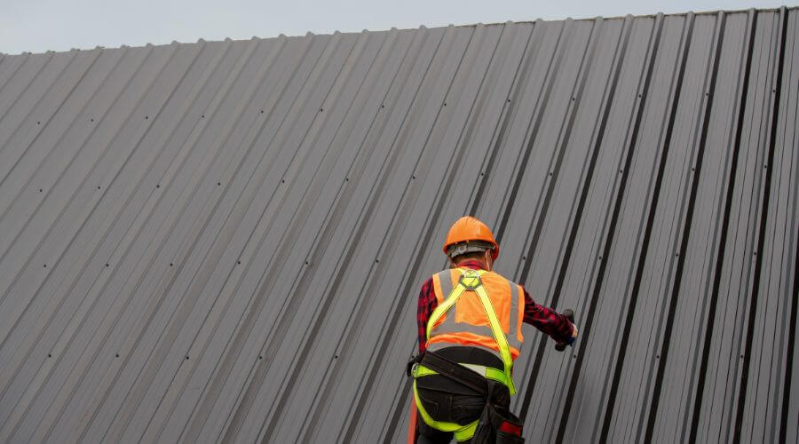Professional metal roof installation in Sherman, MS